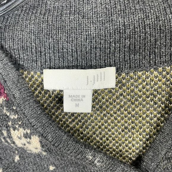 J. Jill Floral Button-Up Cardigan - Multicolor - Picture 3 of 7